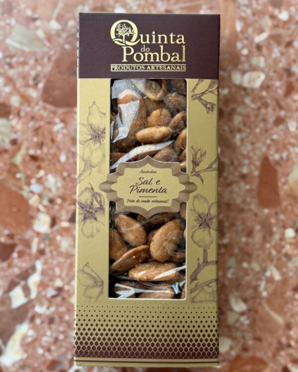 Amêndoa torrada com sal e pimenta 160gr