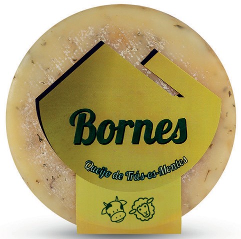 Queijo de vaca e Ovelha com Oregãos +/- 450Gr